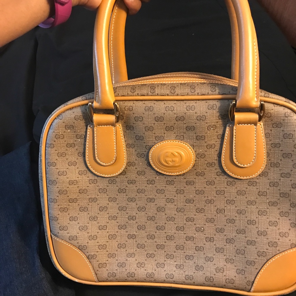 Vintage Gucci Top Handle Handbag